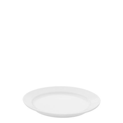 Teller flach ø15 cm - Lunasol Hotelporzellan uni weiss