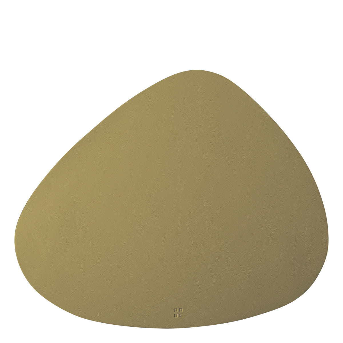 Placemat triangle PVC Gold 45 x 37 cm - Elements Ambiente