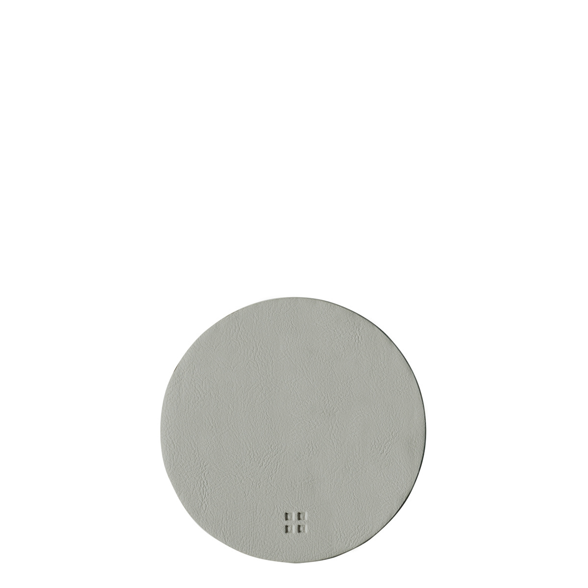 Glass coaster round PVC silver ø 11 cm - Elements Ambiente