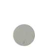 Dessous de verre rond en PVC argenté ø 11 cm - Elements Ambiente