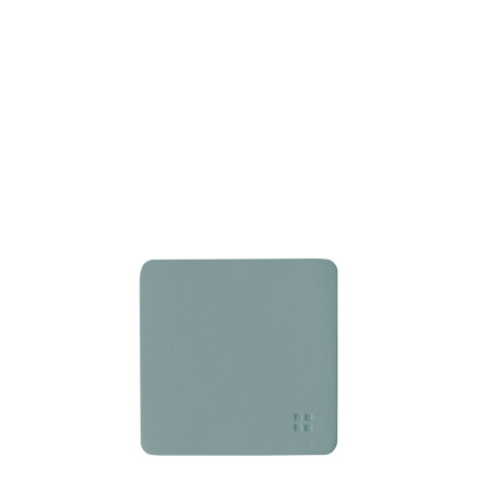 Sottobicchieri quadrati in PVC azzurro 10x10 cm - Elements Ambiente