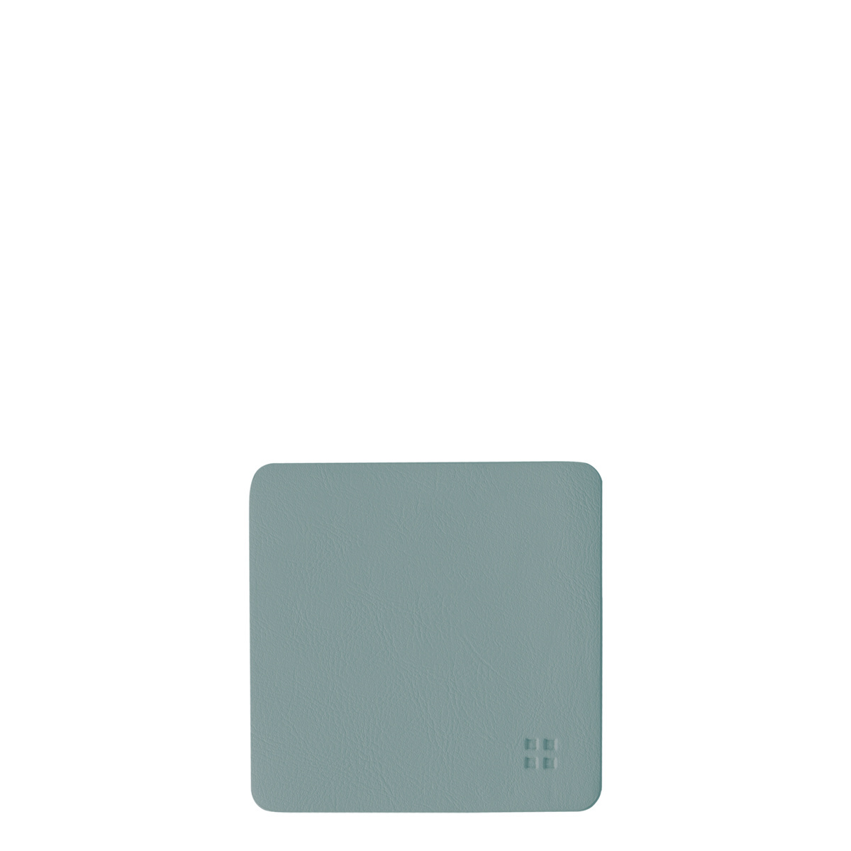 Sottobicchieri quadrati in PVC azzurro 10x10 cm - Elements Ambiente