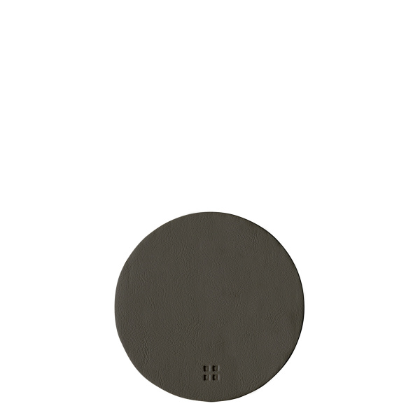 Sottobicchieri rotondi in PVC antracite ø 11 cm - Elements Ambiente
