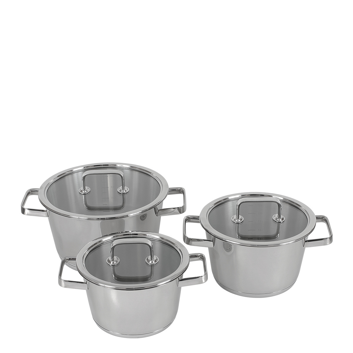 Pot set 6 pcs - Merkur Lunasol