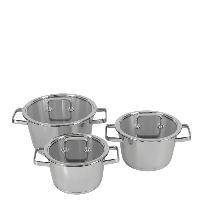 Pot set 6 pcs - Merkur Lunasol