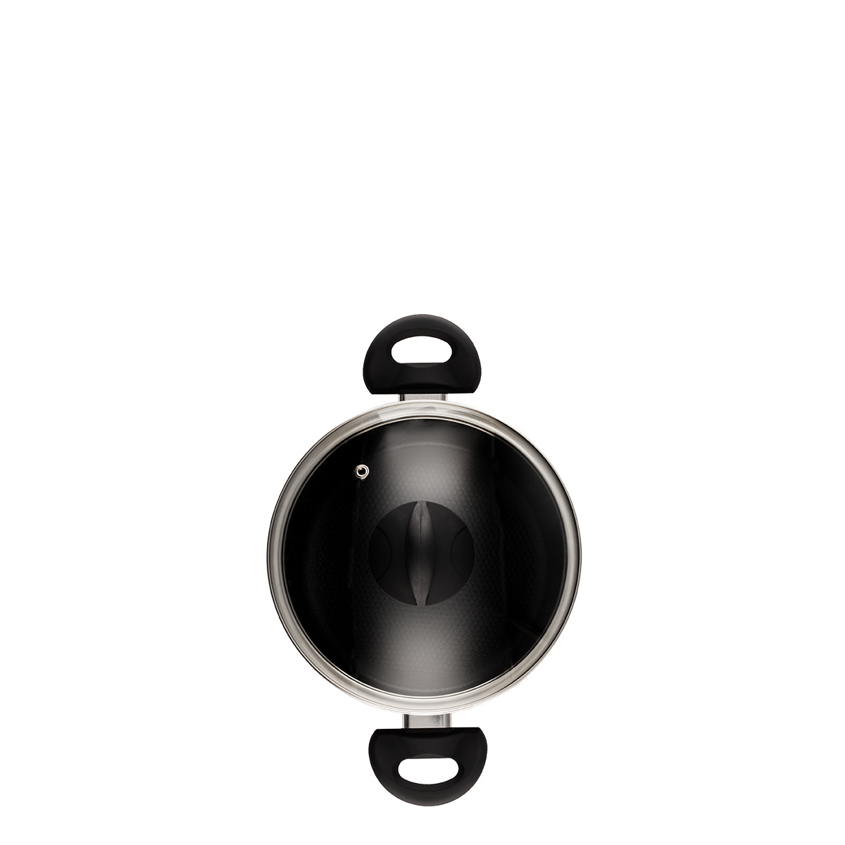Casseruola con coperchio in vetro ø 20 cm - Venus Lunasol Induktion black