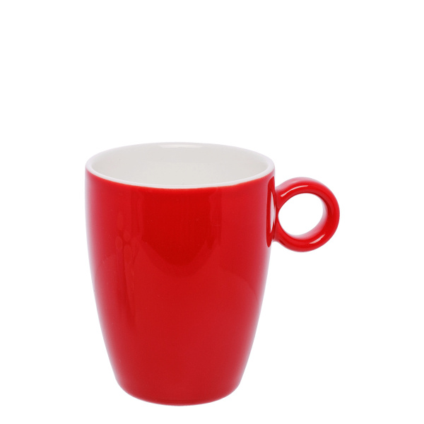High coffee cup red 190 ml - RGB