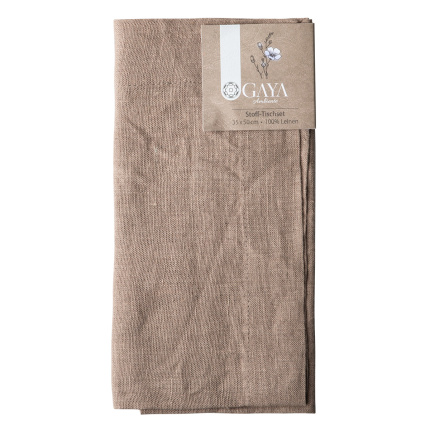 Bronze linen placemat 35 x 50 cm - Gaya Ambiente