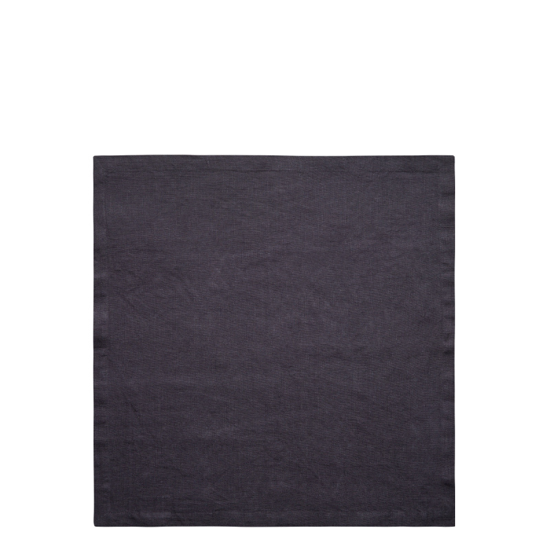 Tovaglioli in lino antracite 50 x 50 cm 2 pz - Gaya Ambiente