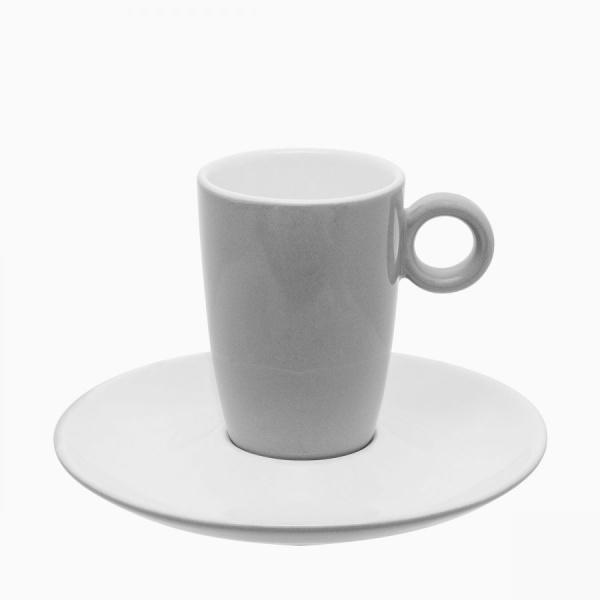 Mokka saucer light grey 12,5 cm - RGB