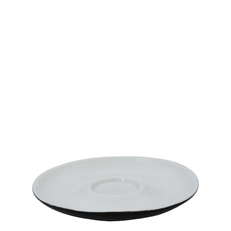 Espresso-Untertasse schwarz 12,5 cm – RGB