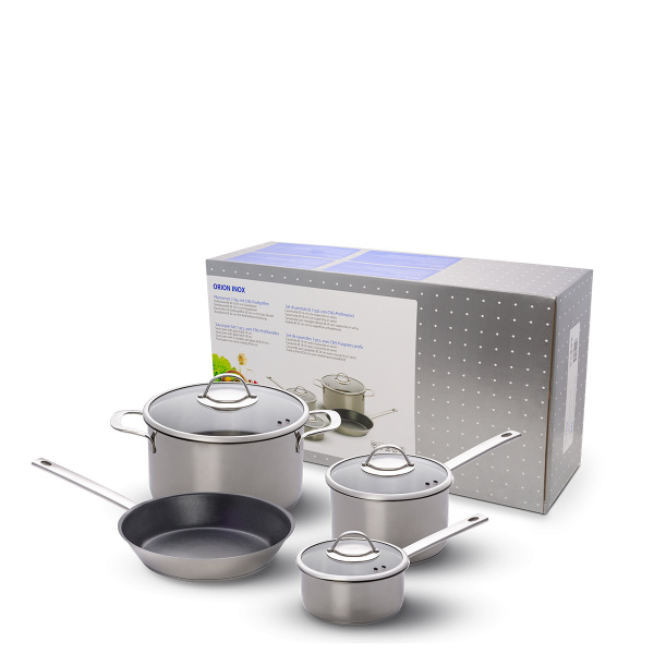 Set di pentole iniziale Orion 7 pezzi Master Chef Lunasol