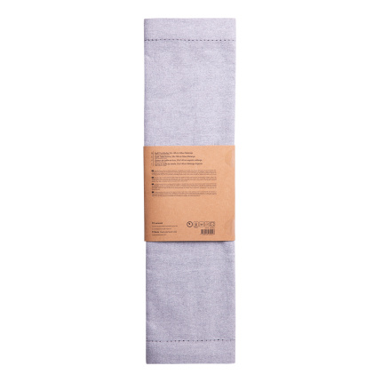 Runner da tavola in cotone grigio chiaro 50 x 140 cm – Basic Ambiente