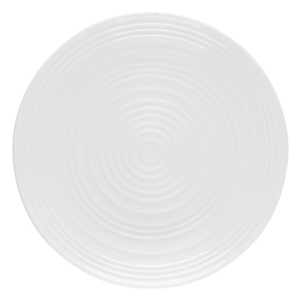 Shallow Plate White Glossy 23 cm – Gaya