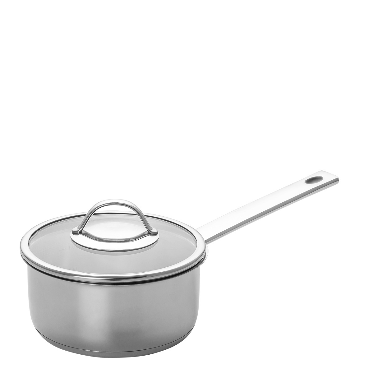 Casseruola con coperchio in vetro ø 18 cm | Orion Inox
