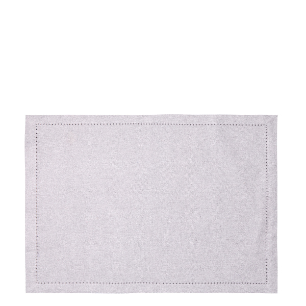 Tovaglietta in cotone grigio chiaro 32 x 48 cm 2 pz – Basic Ambiente