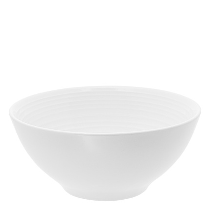Bowl Spiral White Glossy 15.5 cm – Gaya