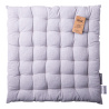 Chair cushion 40 x 40 x 4 cm silver melange — Basic Ambiente