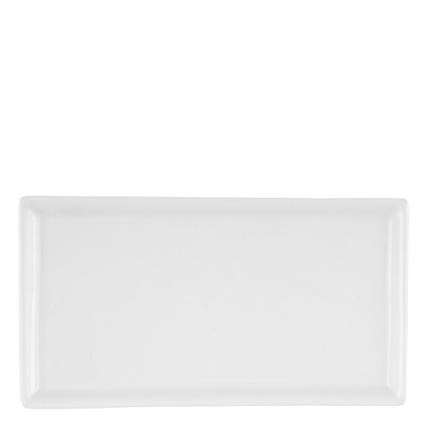 Platte rechteckig 20 x 10 cm - Buffet Lunasol uni weiss