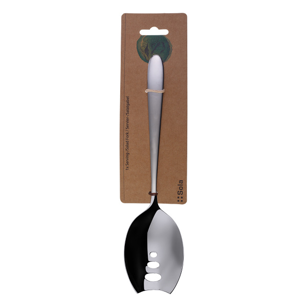 Serving/Salad Fork in Hanging Box - Basic Alpha