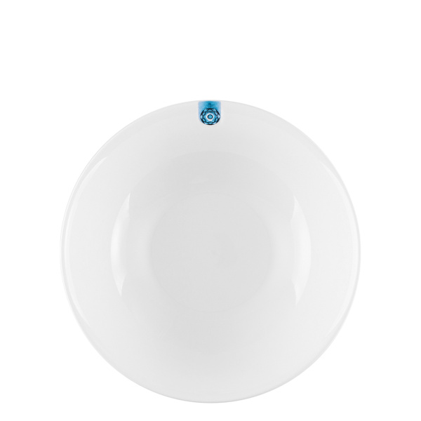 Piatto fondo Coupe con ornamento blu 19,5 cm - Gaya RGB