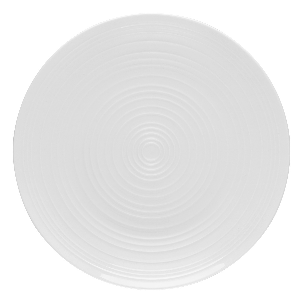 Shallow Plate White Glossy 28 cm – Gaya