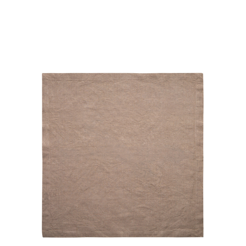 Tovaglioli in lino bronzo 50 x 50 cm 2 pz - Gaya Ambiente