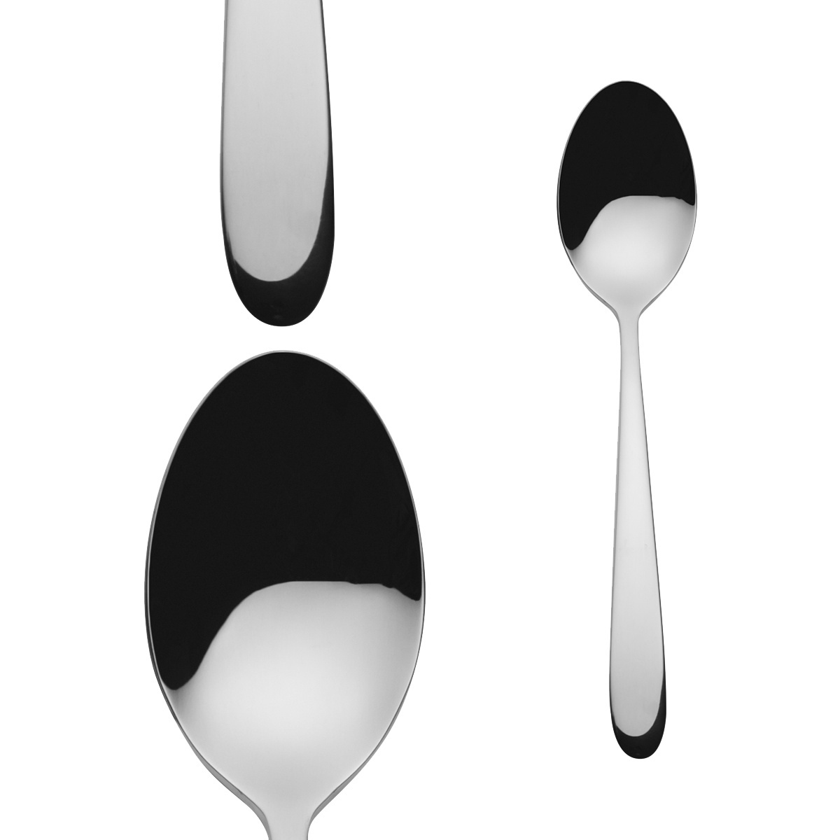 Löffel-Set 4-tlg. – Basic Alpha