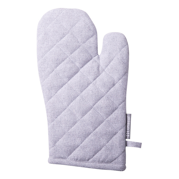 Light grey oven mitt 19 x 32 cm – Basic Ambiente