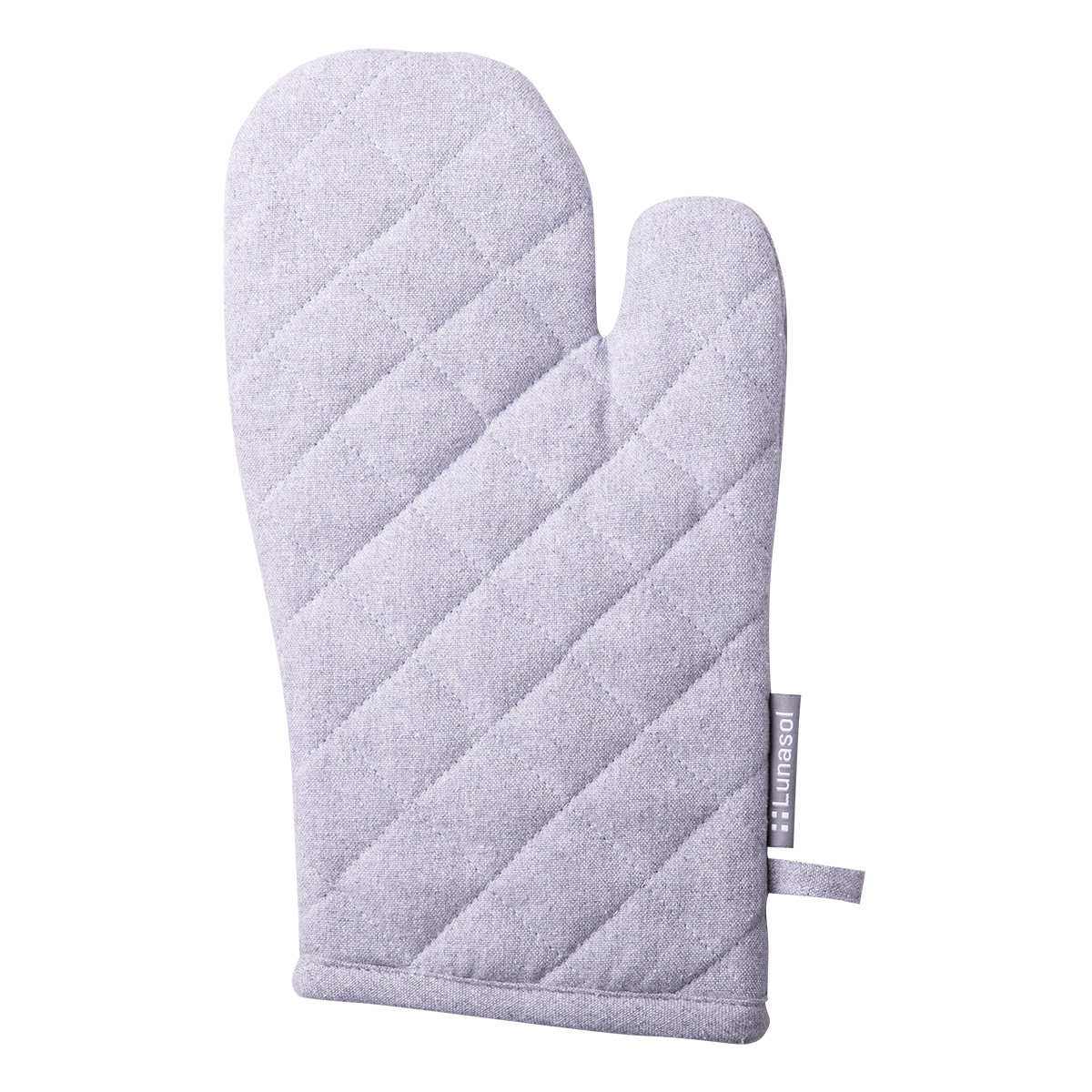 Light grey oven mitt 19 x 32 cm – Basic Ambiente