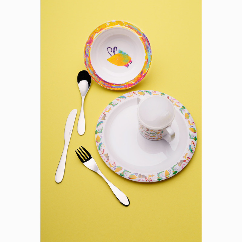 Set di posate per bambini 3 pezzi - Alpha