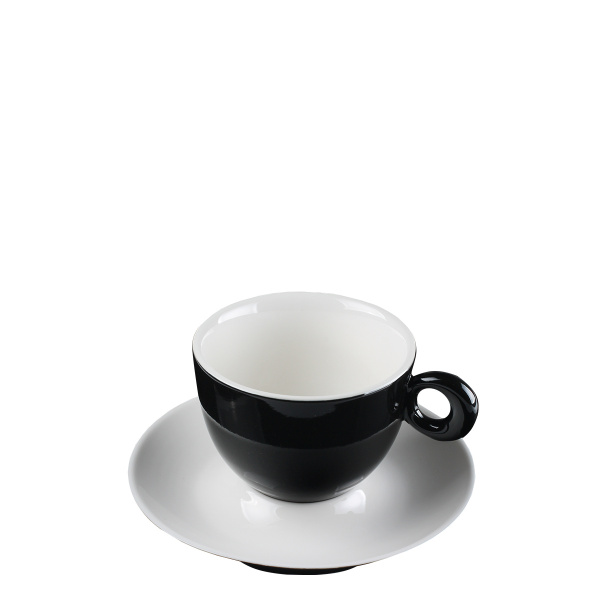 Untertasse für Kaffee/Tee schwarz 15 cm - RGB
