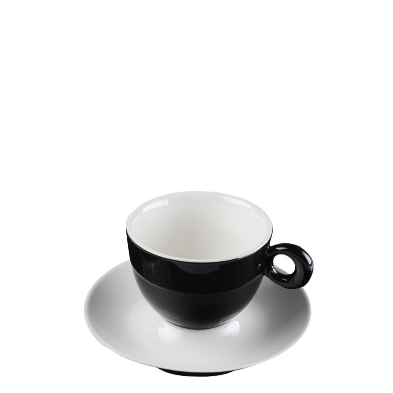 Untertasse für Kaffee/Tee schwarz 15 cm - RGB