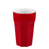 Coffee/milk cup without handle red 470 ml — RGB