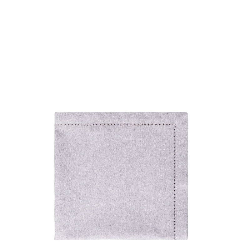Tovaglioli in cotone grigio chiaro 45 x 45 cm 2 pz – Basic Ambiente