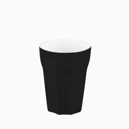 Verre en porcelaine moyen noir 280 ml – RGB