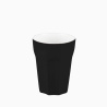 Verre en porcelaine moyen noir 280 ml – RGB