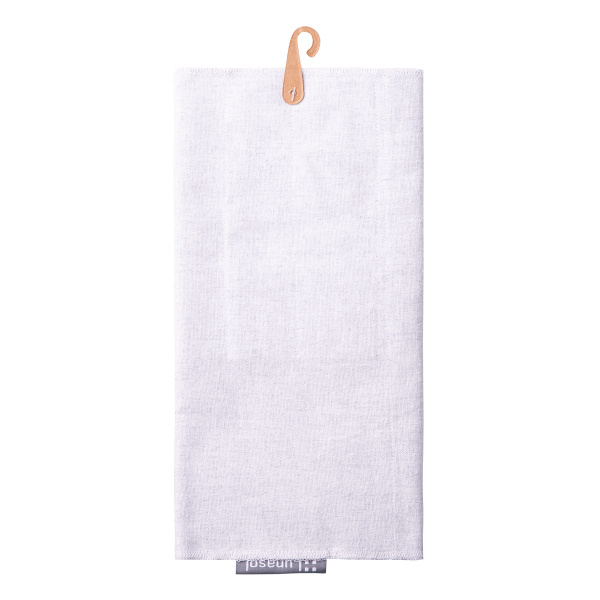 Gray cotton case for storing cutlery 52 x 26 cm - Basic Ambiente