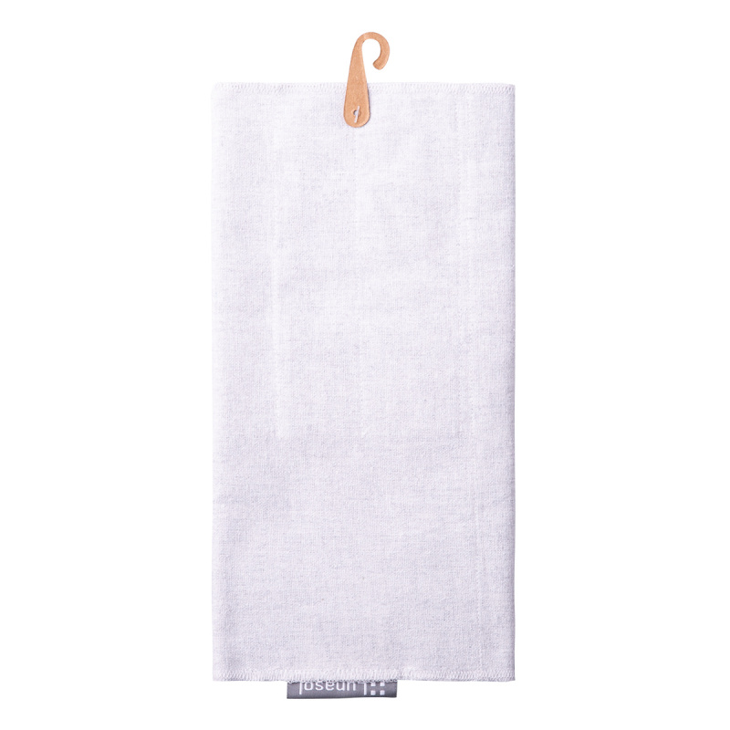 Gray cotton case for storing cutlery 52 x 26 cm - Basic Ambiente