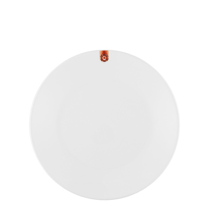 Piatto piano Coupe con ornamento marrone 25 cm - Gaya RGB
