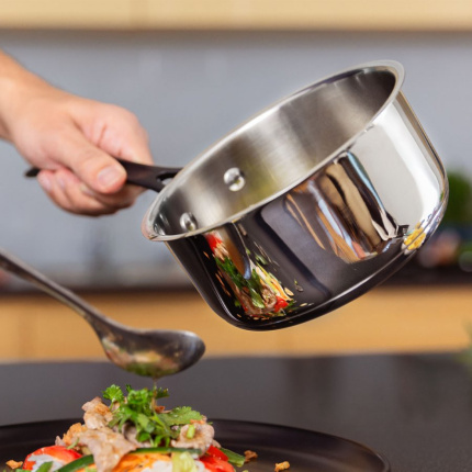 Casserole Orion Gaya 2,1 l avec couvercle en verre Premium Lunasol