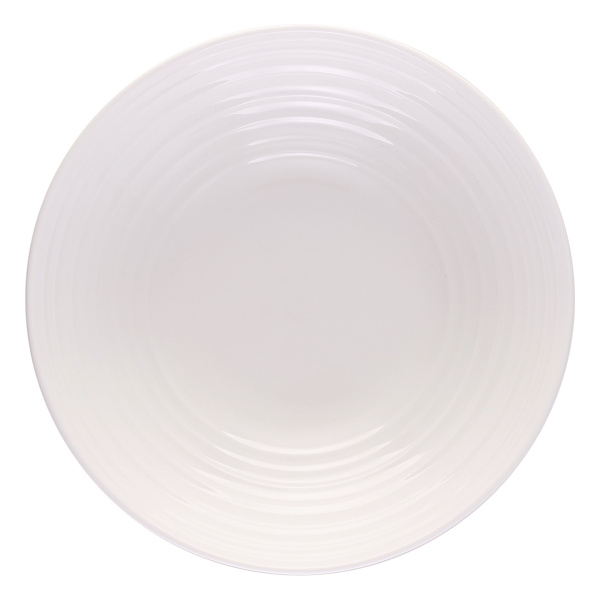 Gaya RGB Spiral Deep Plate White 23.5 cm