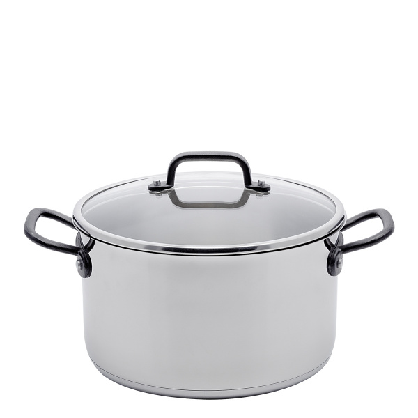 Orion Gaya 6,1 l pot with glass lid Premium Lunasol