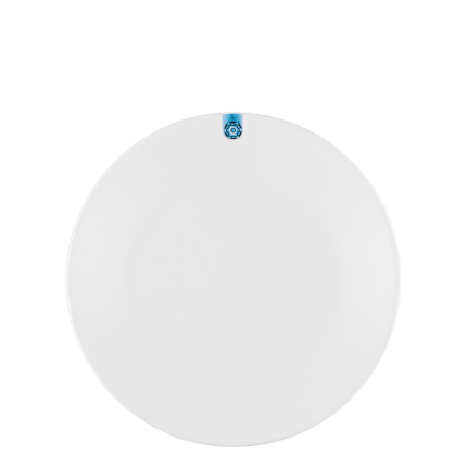 Piatto piano Coupe con ornamento blu 25 cm - Gaya RGB