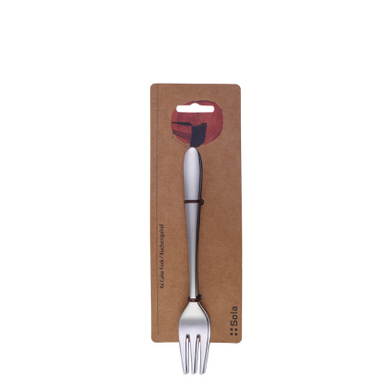 Set di 4 forchette per dolce - Basic Alpha