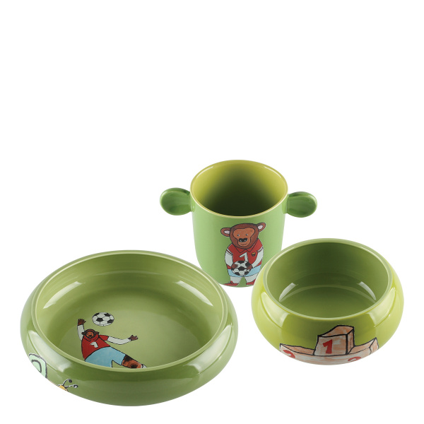 Set di porcellana per bambini - Ben - 3 pezzi