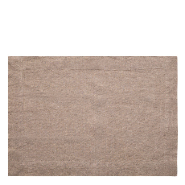Bronzefarbene Leinen-Tischset 35 x 50 cm - Gaya Ambiente
