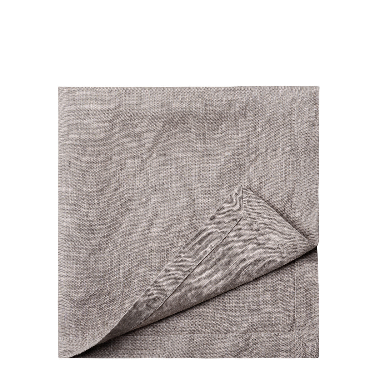 Schieferfarbene Leinenservietten 50 x 50 cm 2 Stk. - Gaya Ambiente