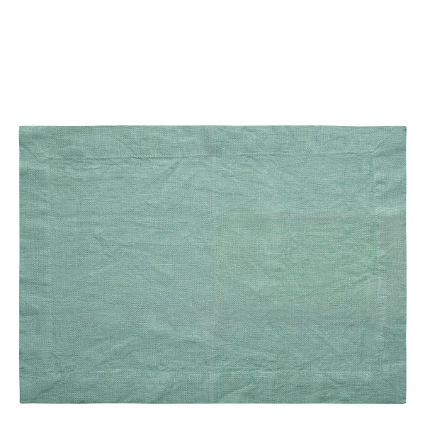 Tovaglietta in lino verde mare 35 x 50 cm - Gaya Ambiente