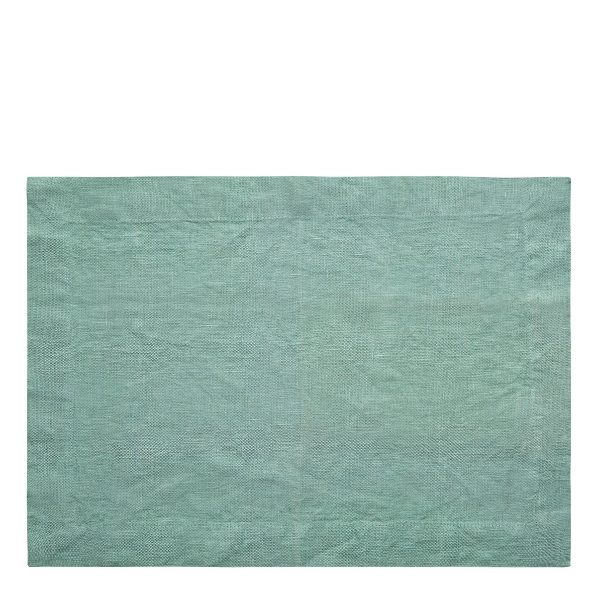 Sea green linen placemat 35 x 50 cm - Gaya Ambiente